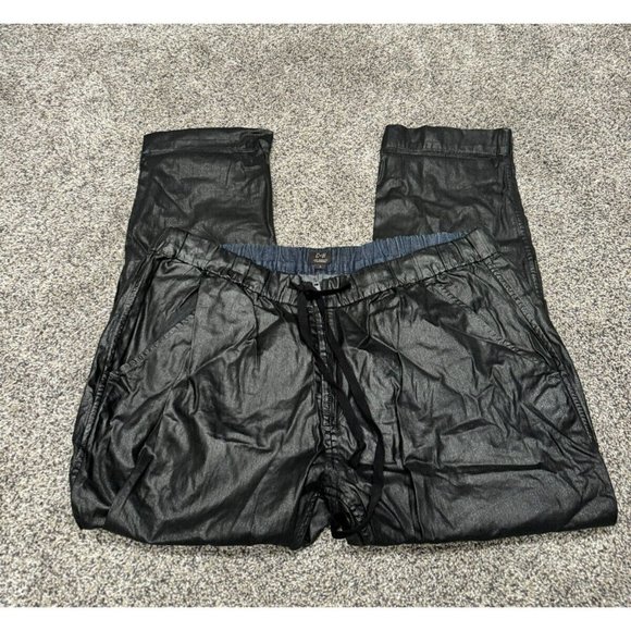 Citizen Of Humanity Kai Pant in Black Leatherette Large EUC - Picture 3 of 9